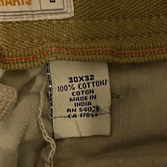 Old Navy Khaki Pants Mens Size 30 X 32 Brown Twill Straight Leg Classic - Picture 3 of 16